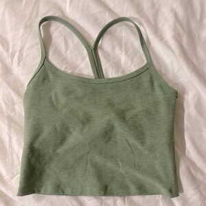 Beyond Yoga Spacedye Slim Crop Tank size XS light green